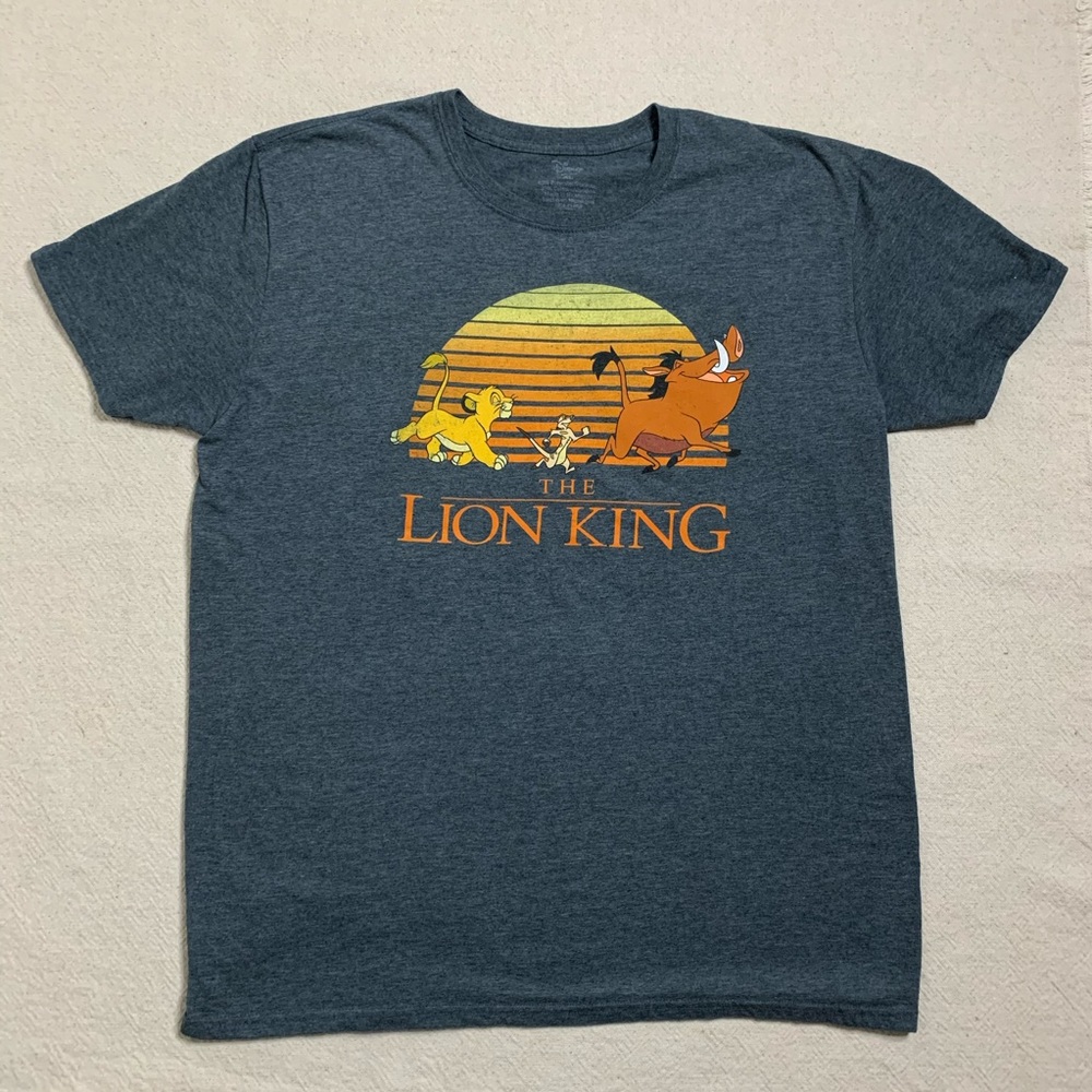 Disney Lion King Graphic Tee Tshirt Gray XL